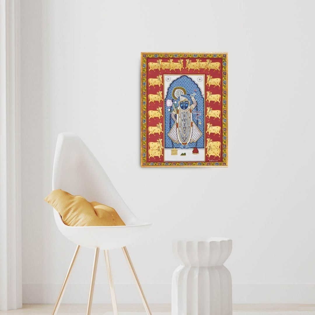 Pichwai Sacred Shreenathji Painting