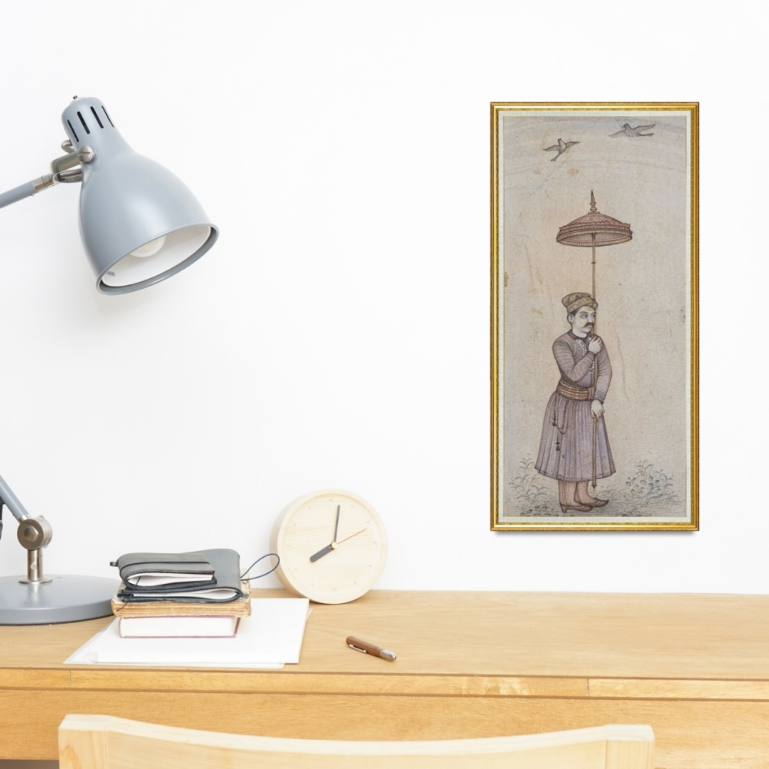 Guardian Beneath the Ornate Shade