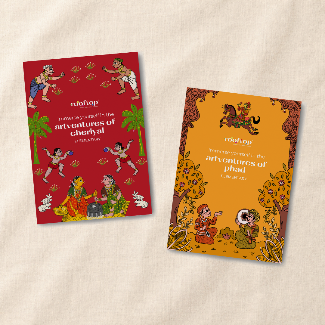 Scroll Arts of India (Combo of 2 Books)