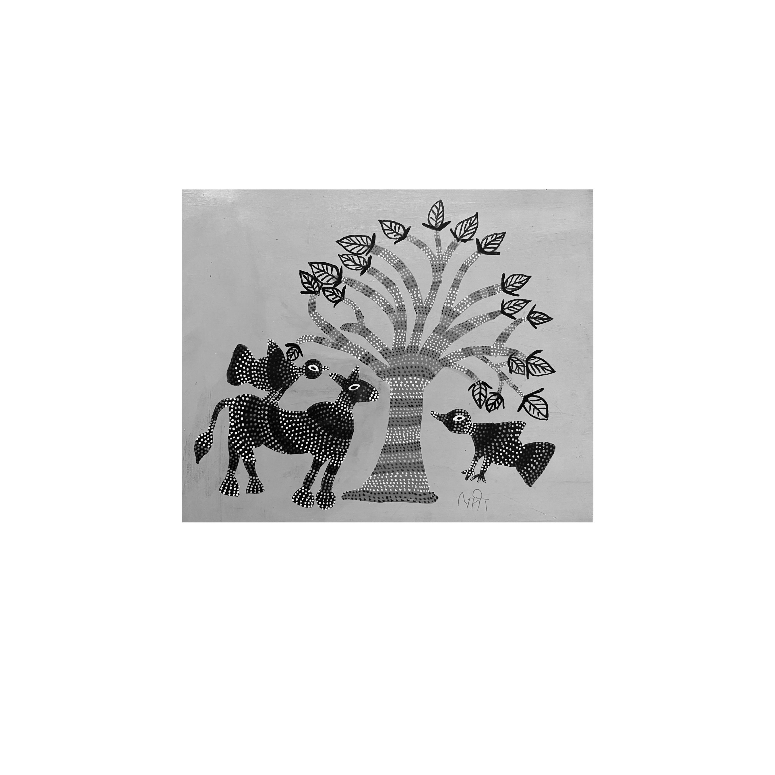 Birds Pecking and Perching