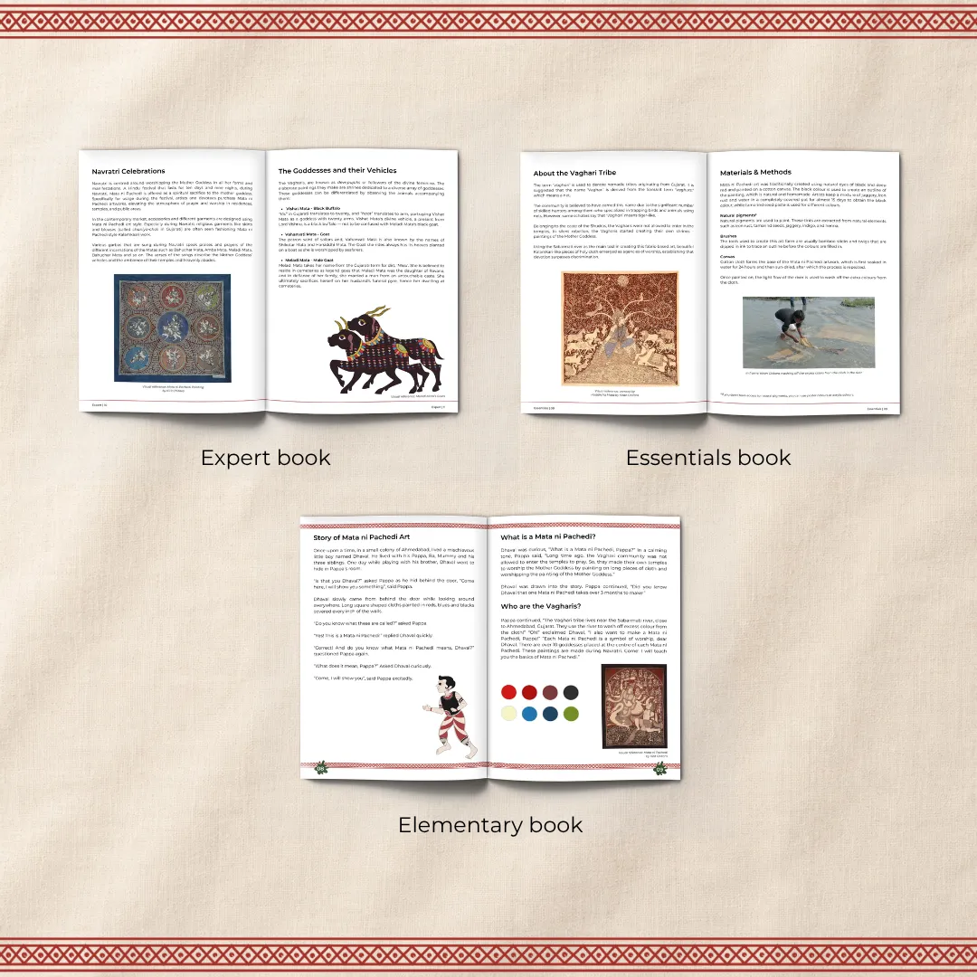 Artventures of Mata Ni Pachedi: A Devotional Journey Through Art (3 Set)