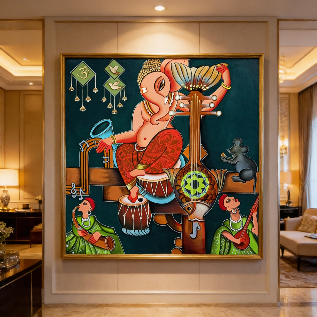 Ganesha with Tanpura