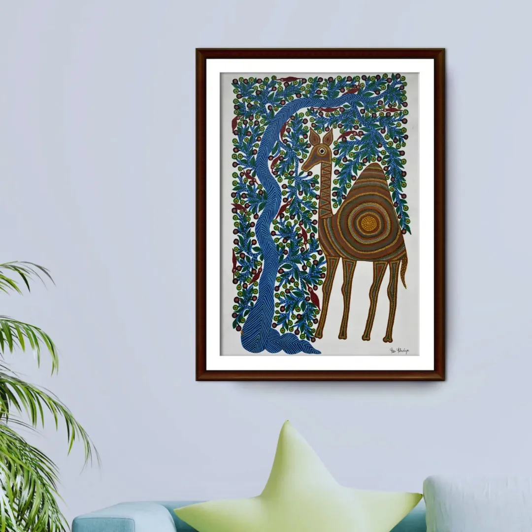 Camel Beneath the Blue  Canopy