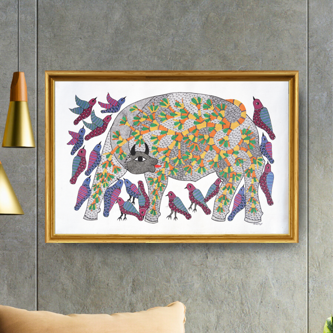 Friendship of Ox and Birds Product Image