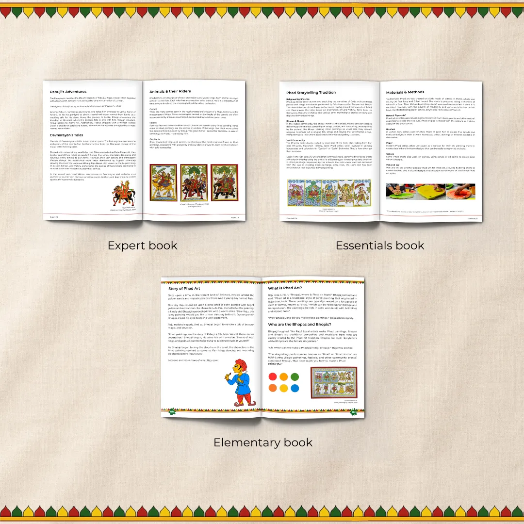 Artventures of Phad: Paint, Play & Preserve the Tradition (Set of 3)