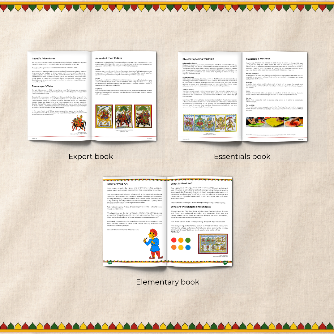 Artventures of Phad: Paint, Play & Preserve the Tradition (Set of 3)