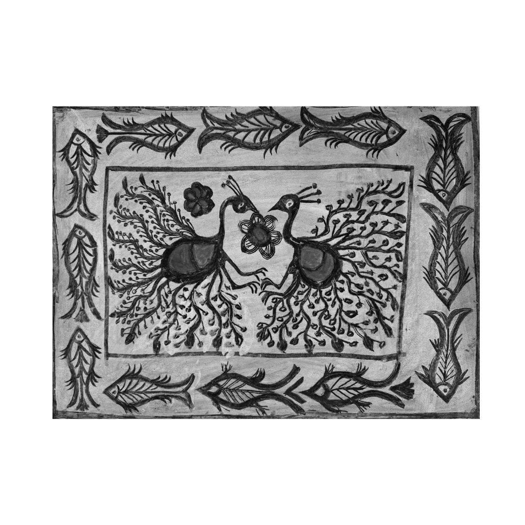 Peacocks and Flowing Waters