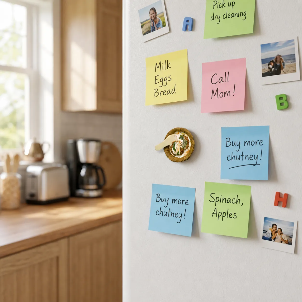 Indian Street Food Miniature Fridge Magnet Set