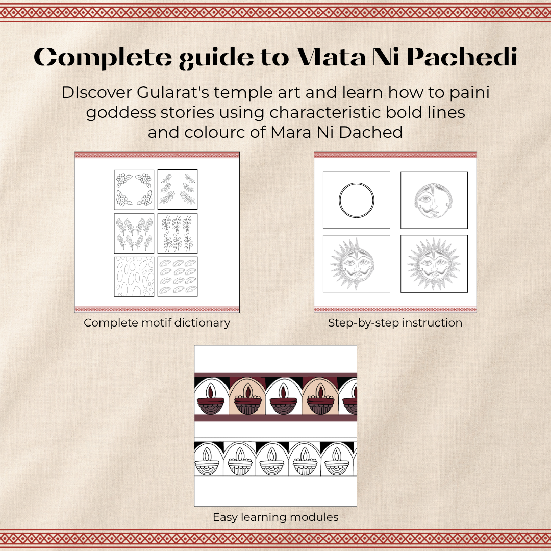Artventures of Mata Ni Pachedi: A Devotional Journey Through Art (3 Set)