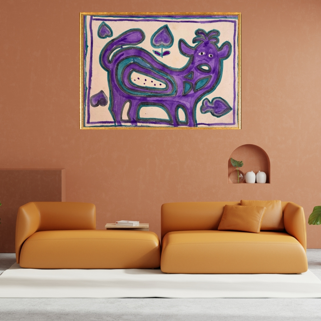 The Violet Herd by Sajhwa Devi