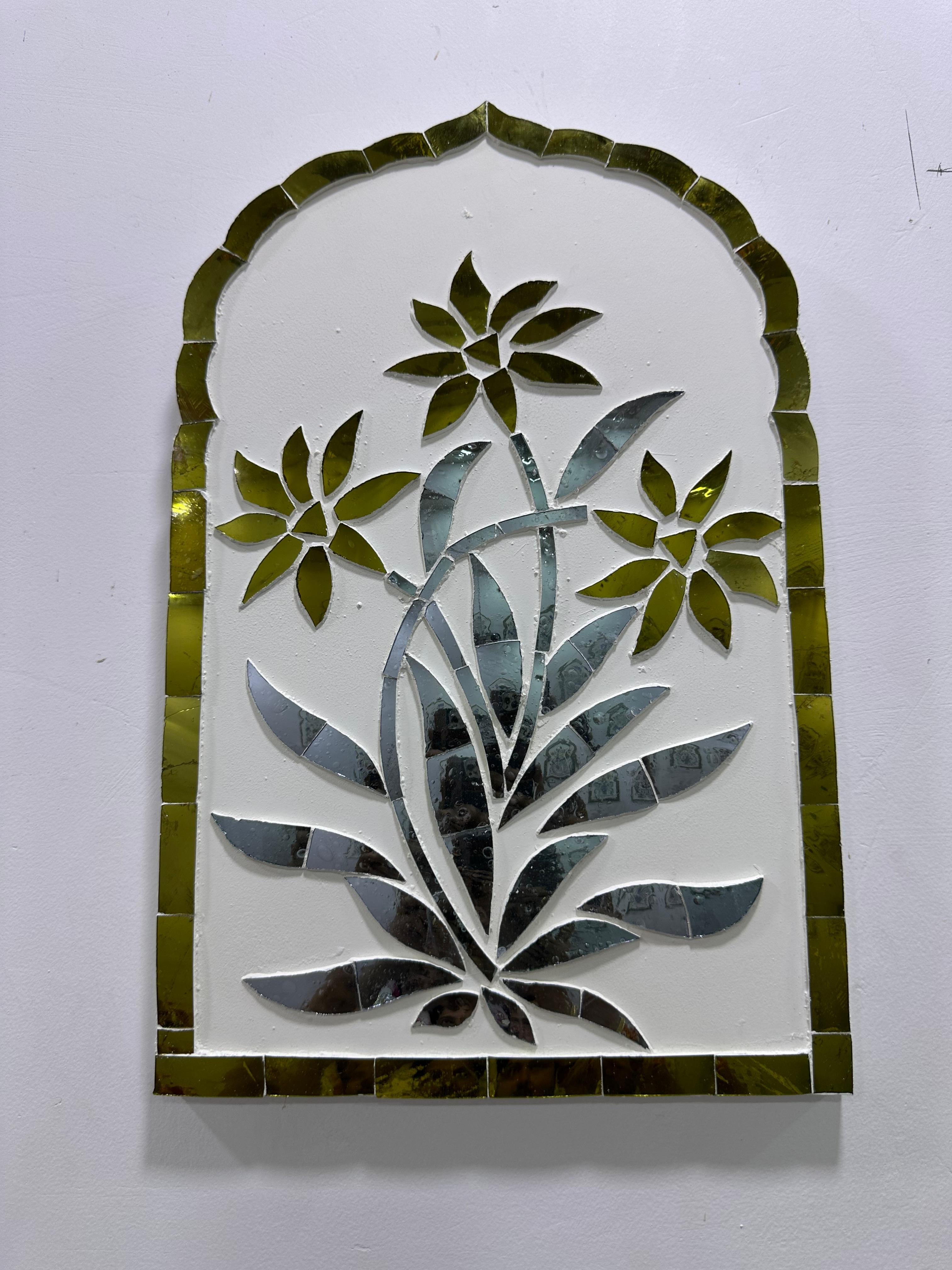 Thikri glass work panel