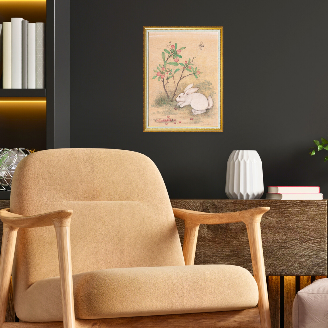 Quiet Pause of the White Rabbit