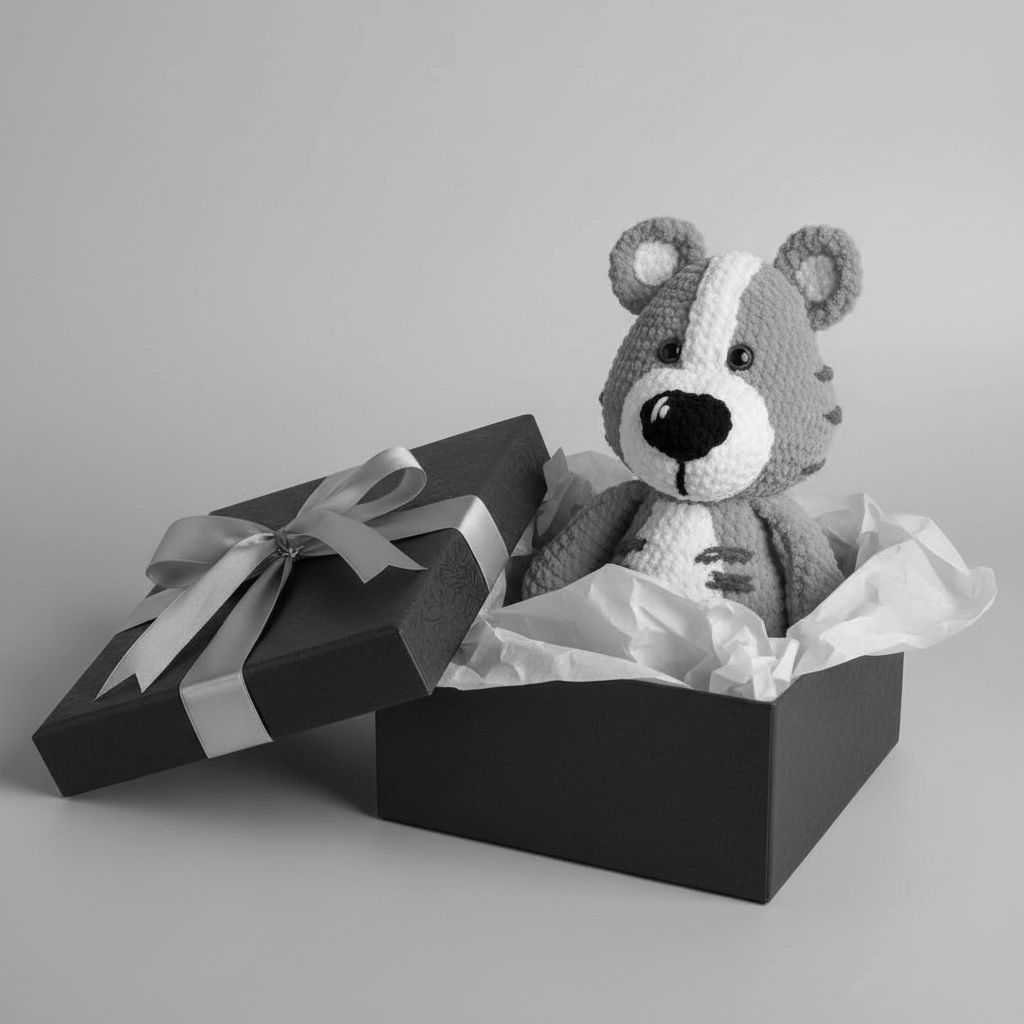 Crochet Tiger toy - Amigurumi plushie for kids- jungle animal- safari animal