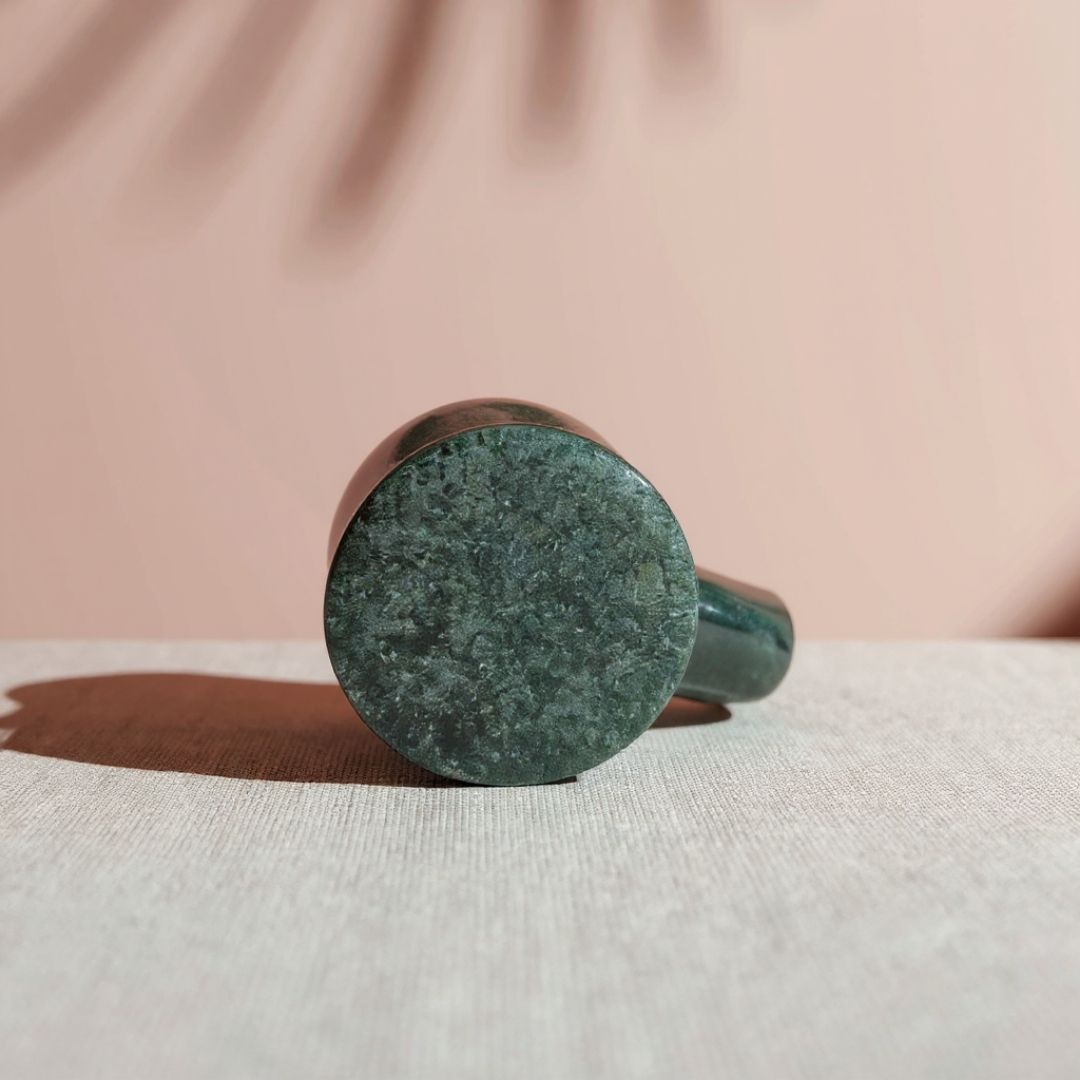 Green Aventurine Shiva Lingam Sculpture for Home and Meditation