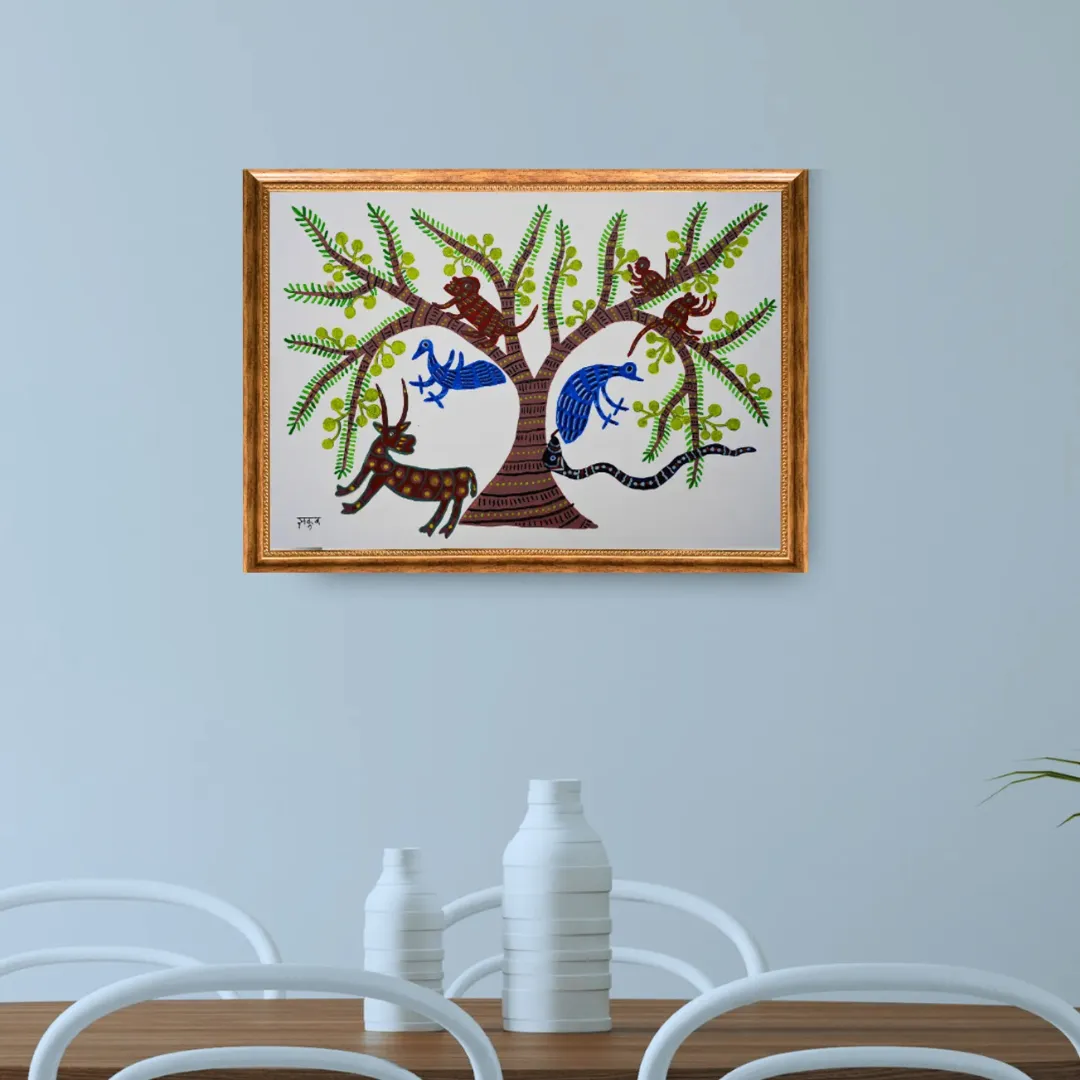 Baiga Creatures Under The Amla Tree