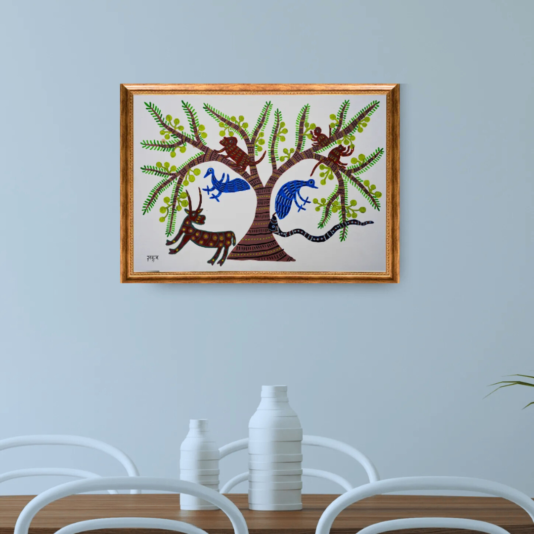 Baiga Creatures Under The Amla Tree