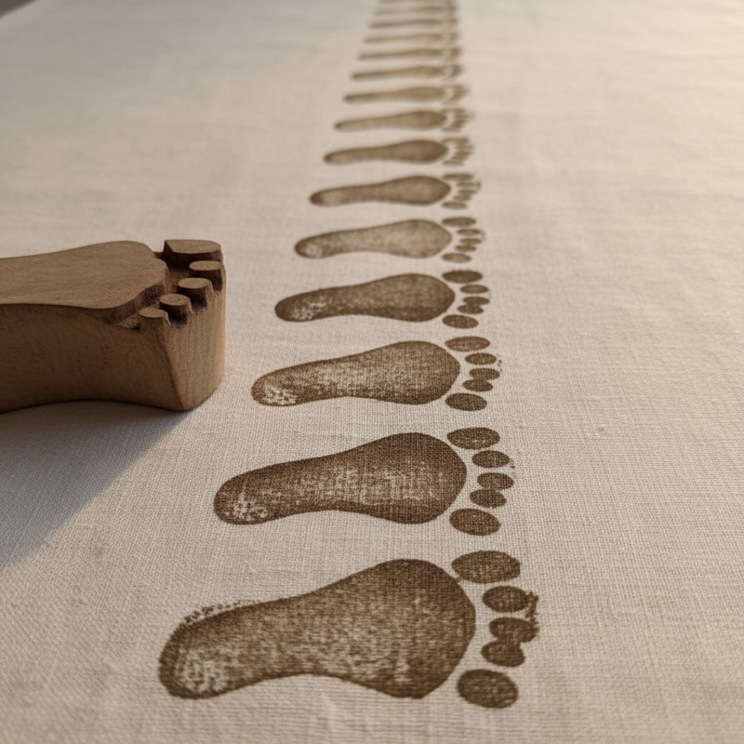 Hand-Carved Wooden Foot Massage & Acupressure Pads (Pair)