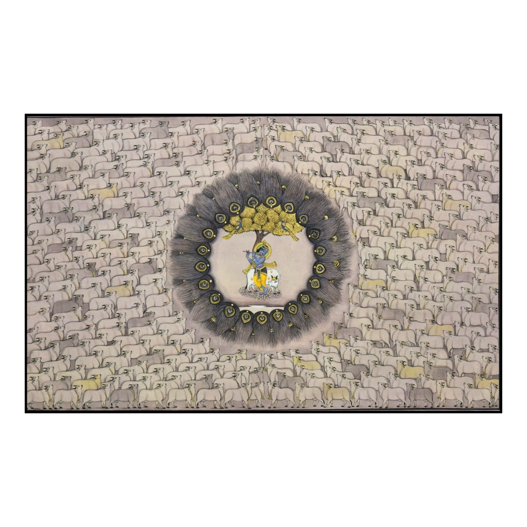 Krishna with Cows - 09