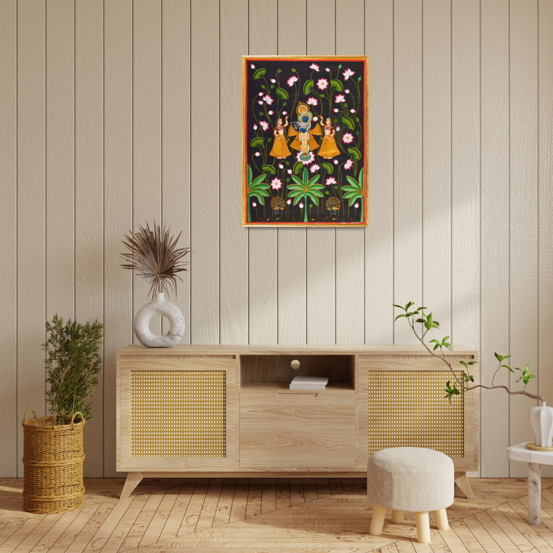 Pichwai Shreenathji in Jungle Painting