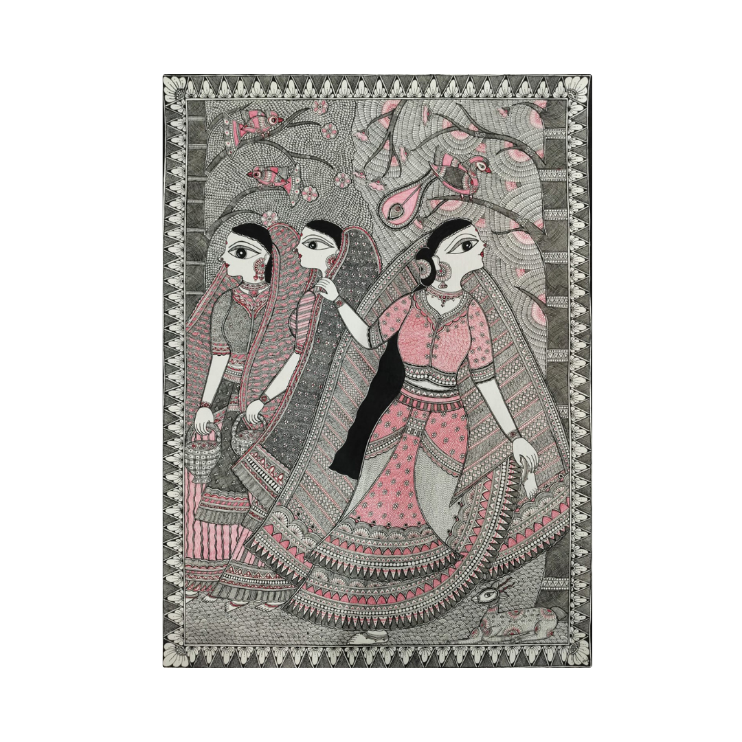 Shakuntala 's eyes searching for King Dushyant 