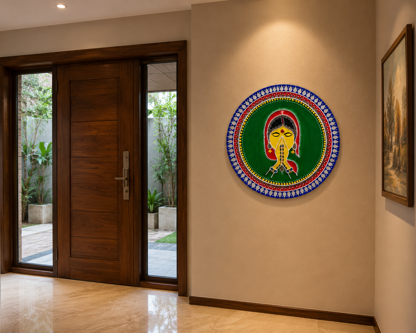 Lippan Art Wall Hanging - Welcoming Lady