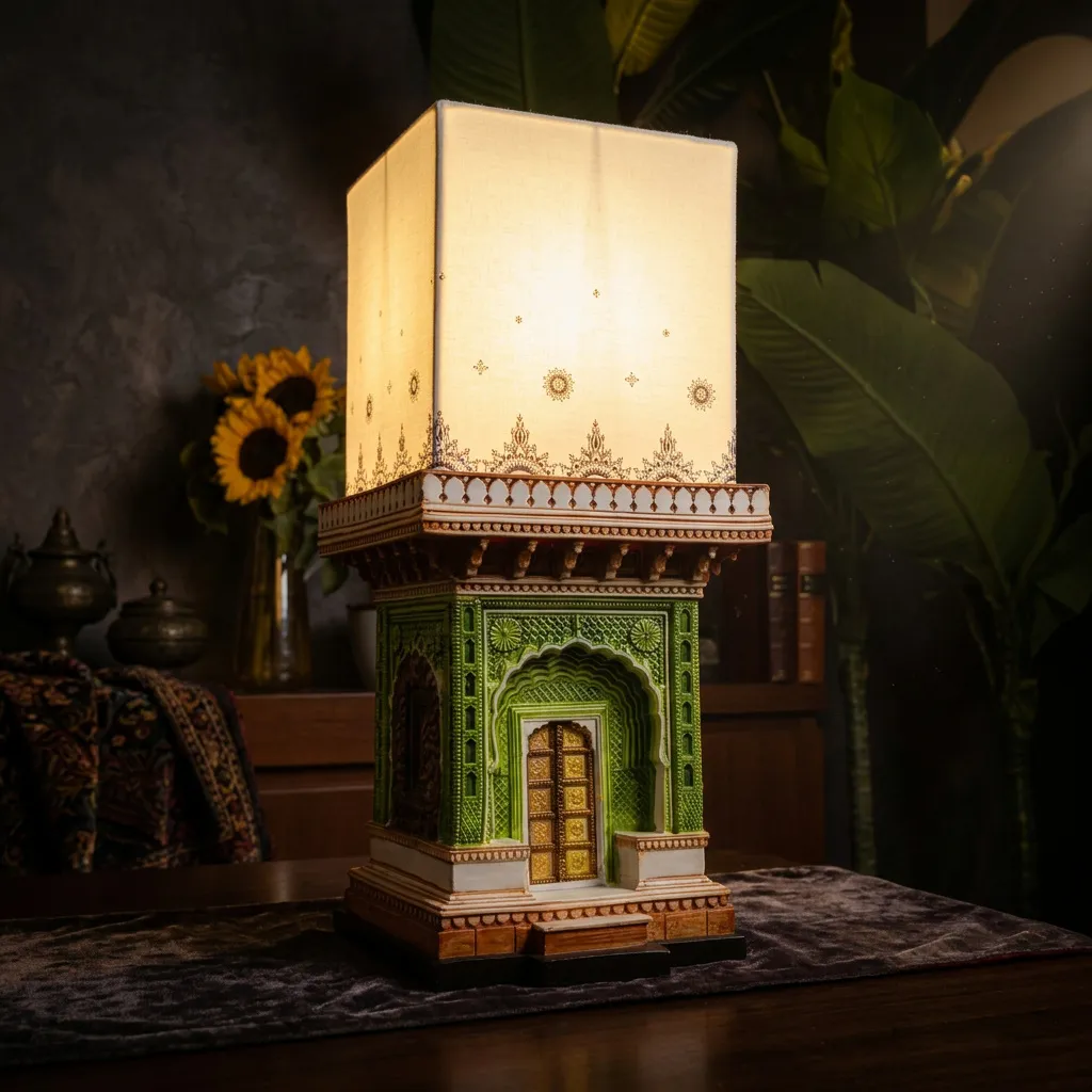 Jaipur Lamp - Miniature Architectural Facade | handcrafted Light