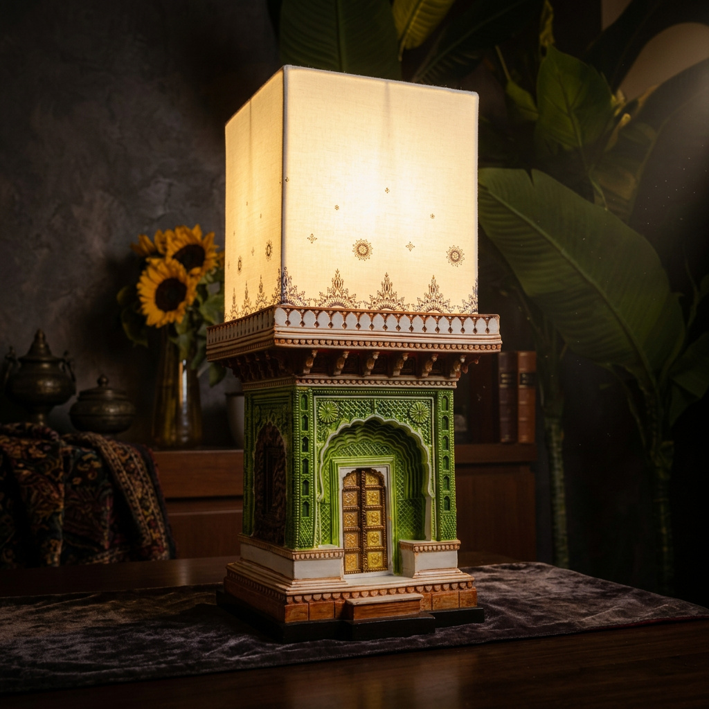 Jaipur Lamp - Miniature Architectural Facade | handcrafted Light