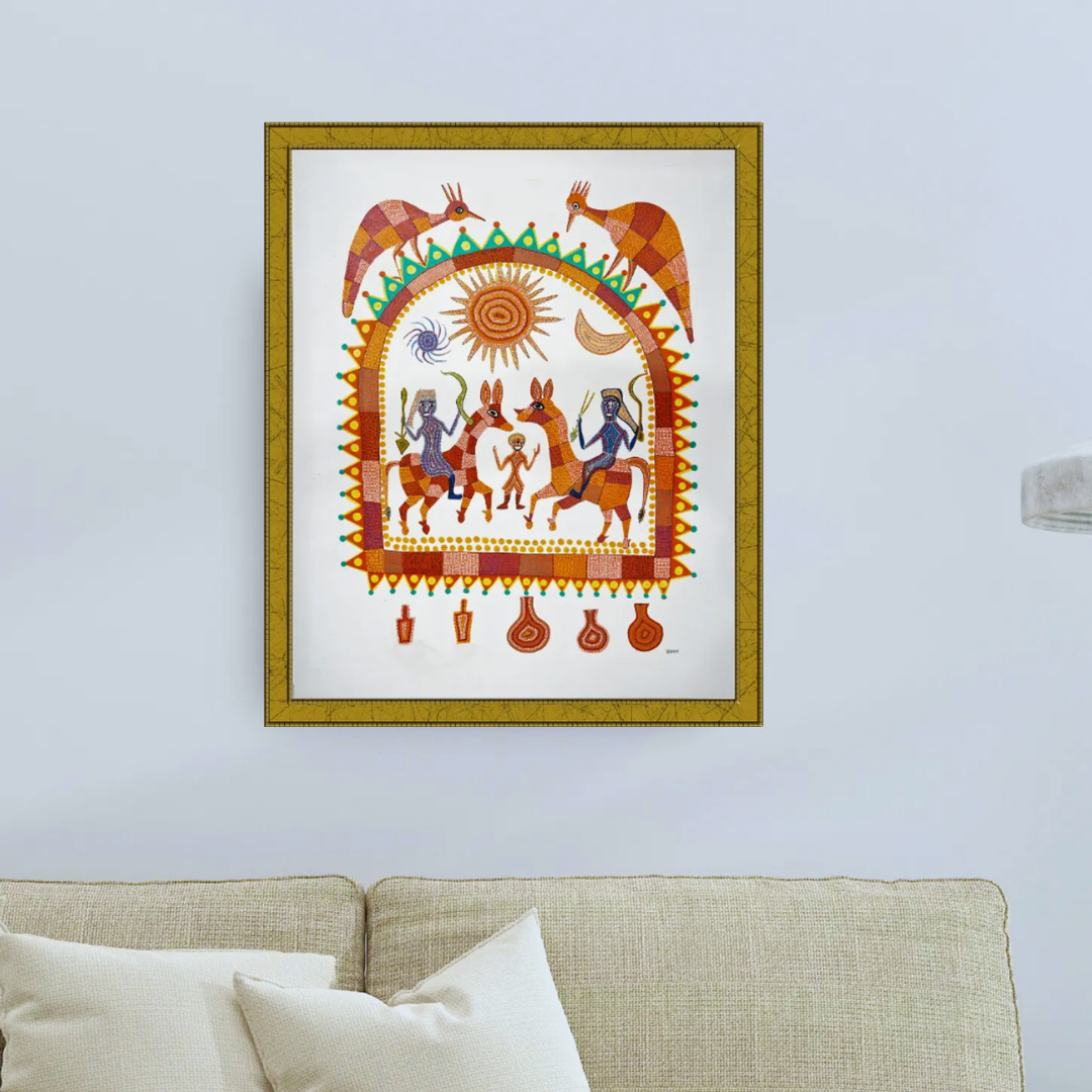 The worship ceremony of God Ghatla