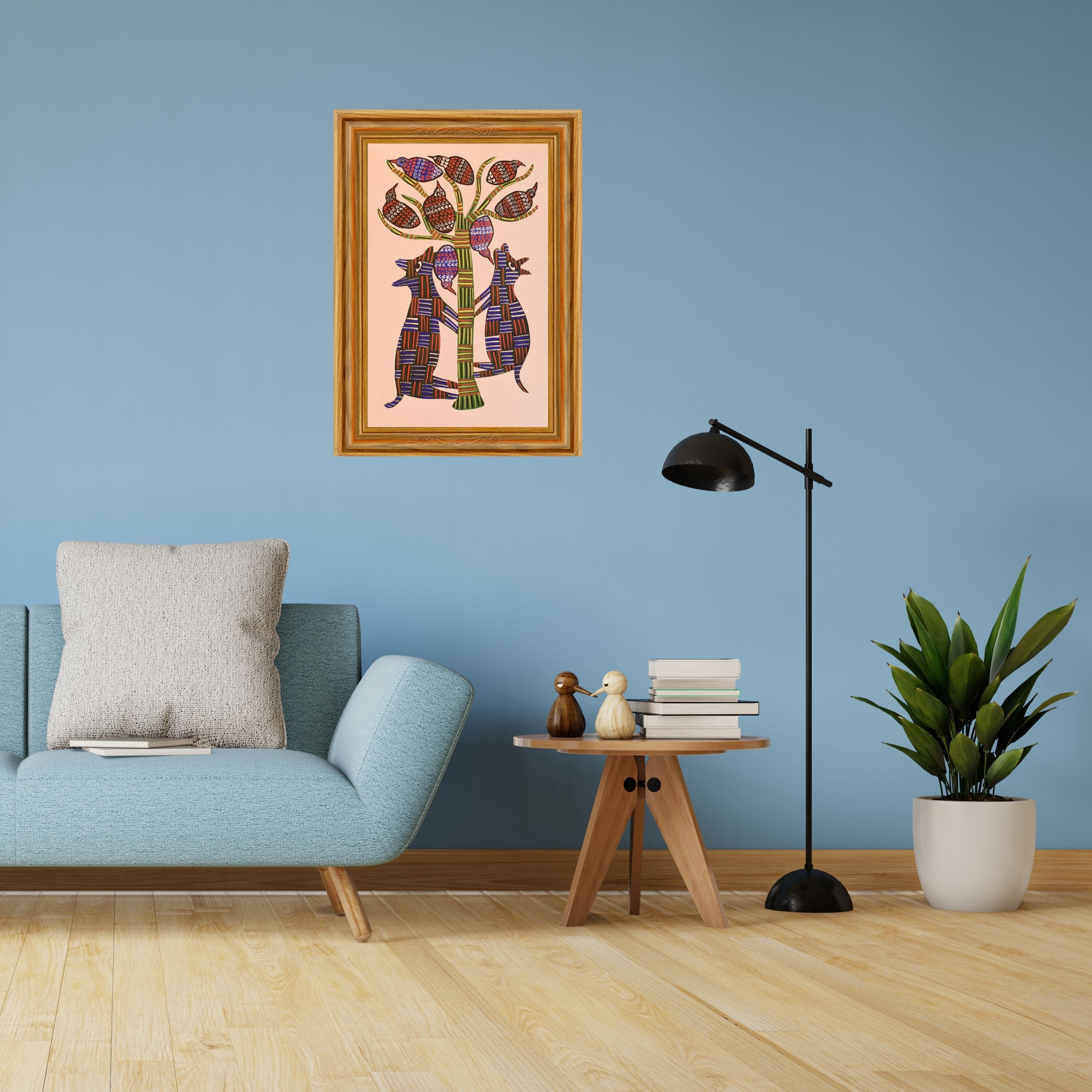 Birds & Animals on a Tree