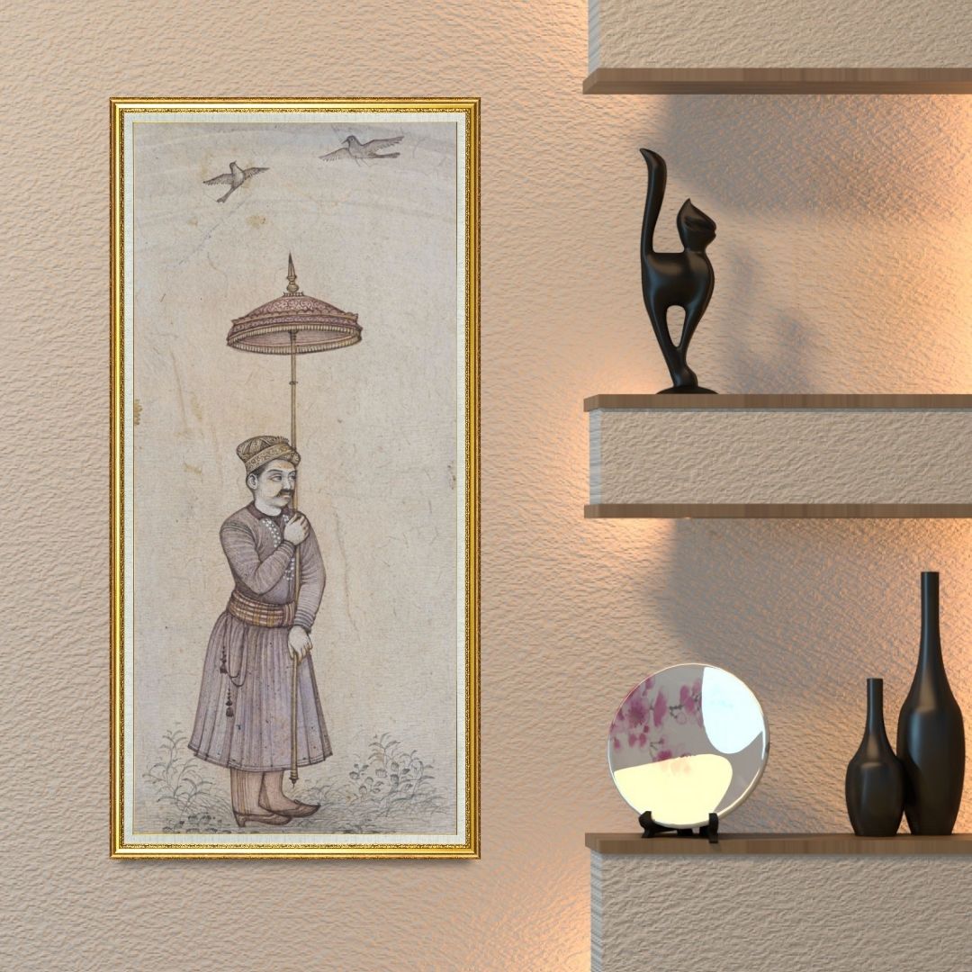 Guardian Beneath the Ornate Shade