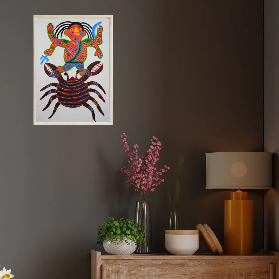 Buddha on his Crab Mount