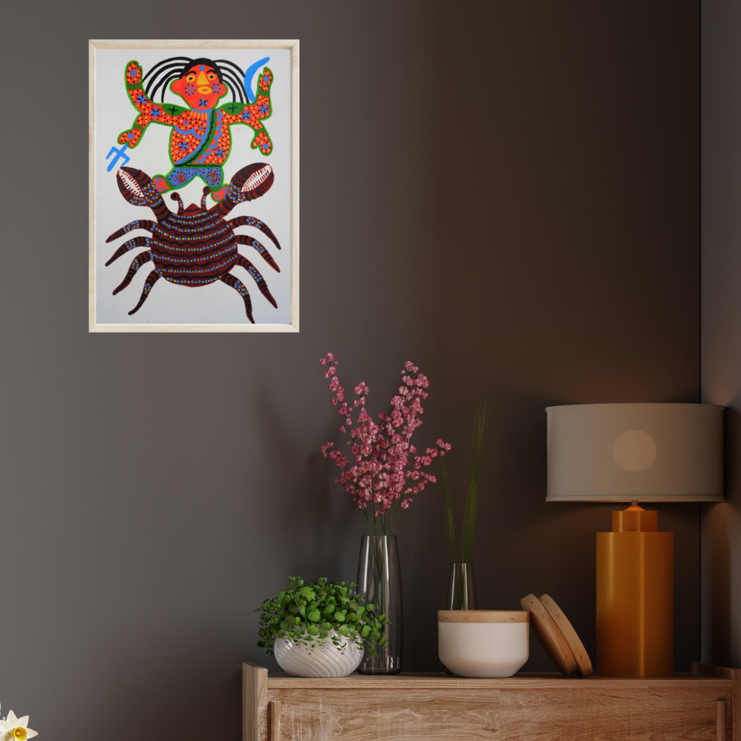 Buddha on his Crab Mount