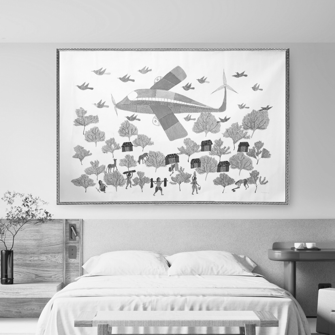 Flight Above the Village