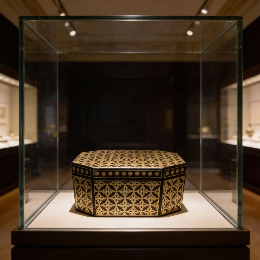 Decorative Handcrafted Box Traditional Koftgari Art