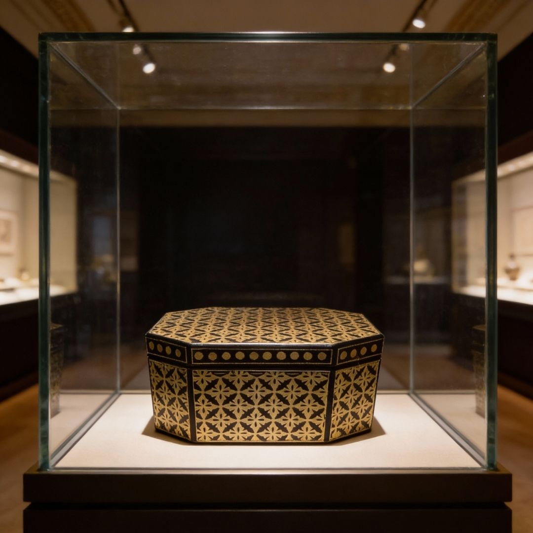 Decorative Handcrafted Box Traditional Koftgari Art