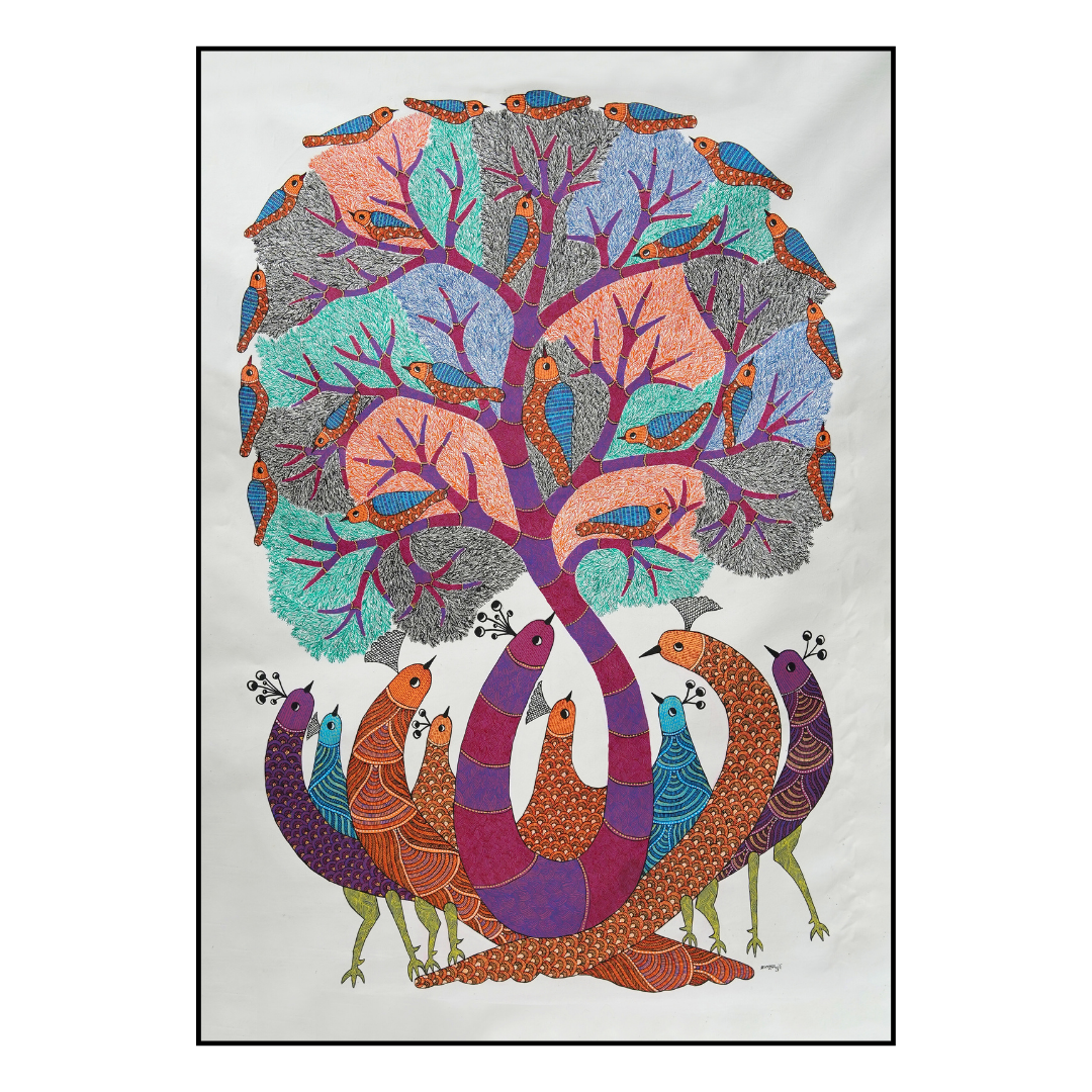 A Flock of Peacocks