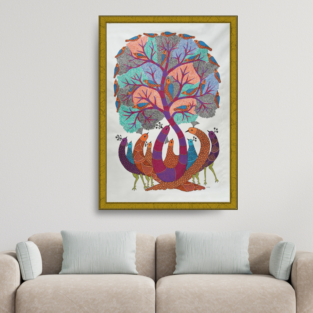 A Flock of Peacocks