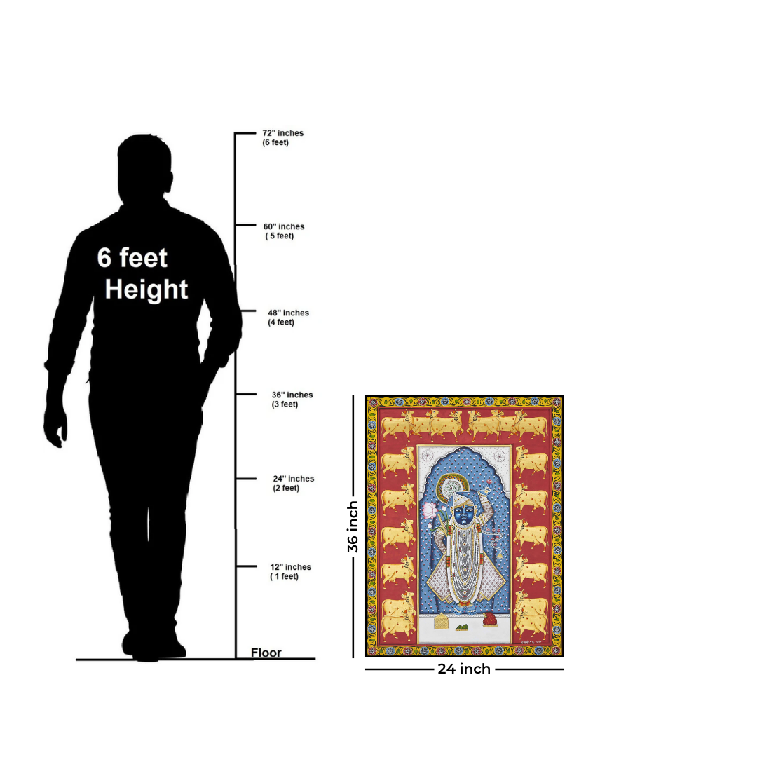 Pichwai Sacred Shreenathji Painting