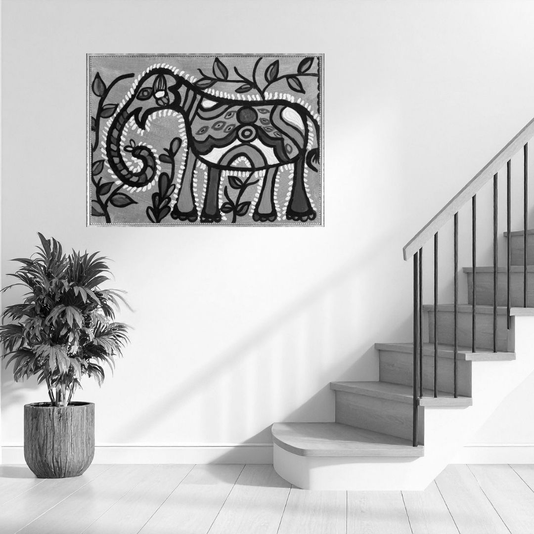 Ornamented Elephant by Fatima