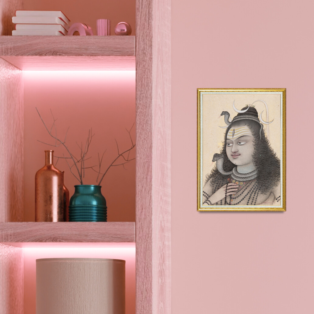 Moonlit Serenity captures Lord Shiva