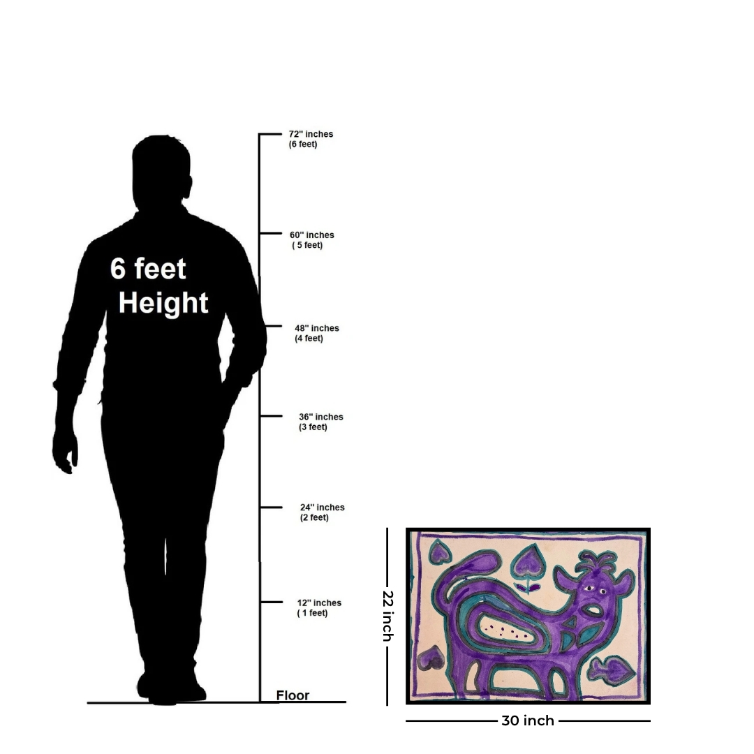 The Violet Herd by Sajhwa Devi