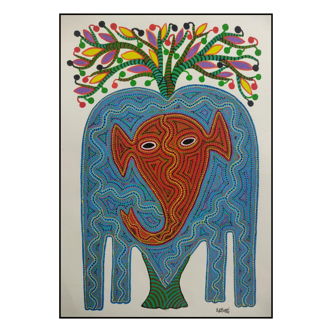The Resting Giant A Bhil Elephant