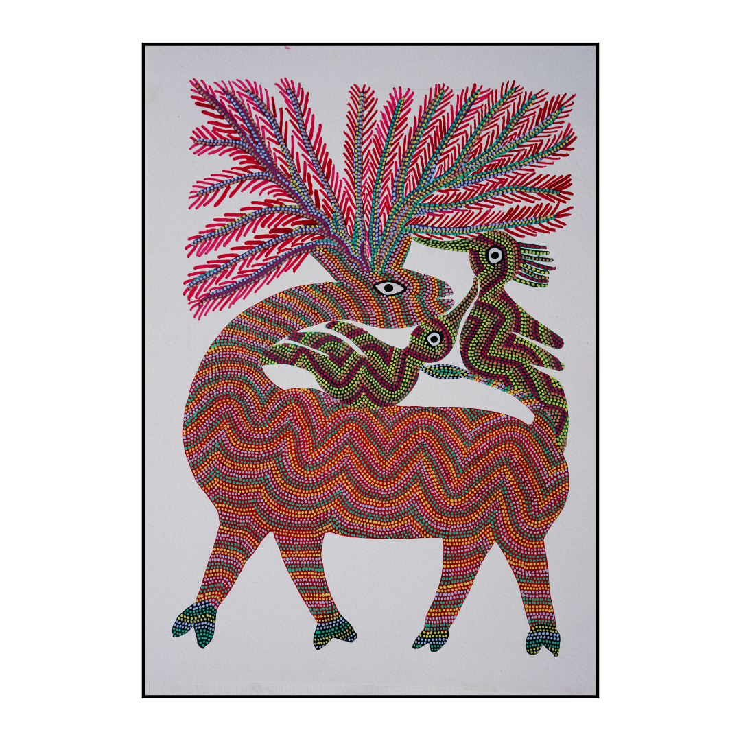 Birds Playing with Barasingha