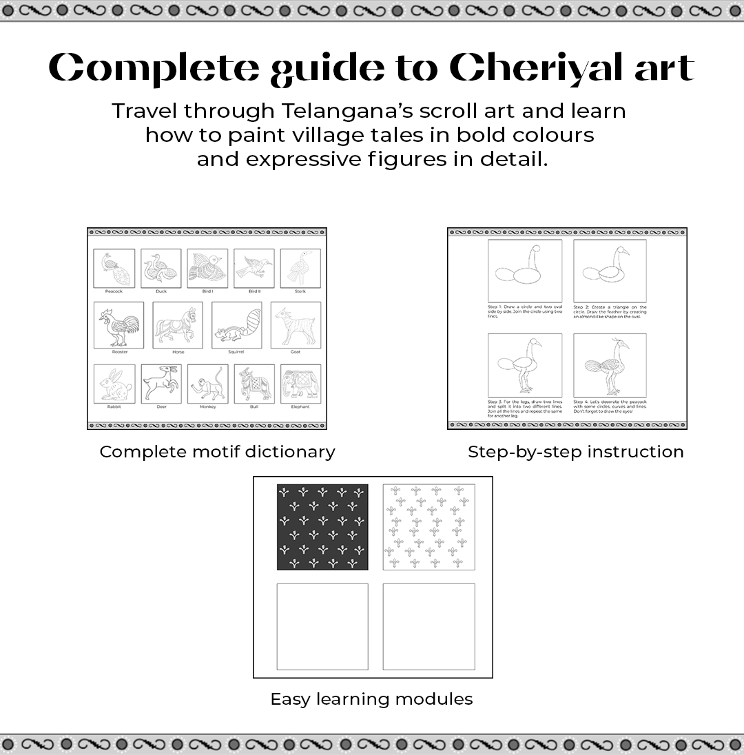 Artventures of Cheriyal: The Complete Scroll Art Journey (Set of 3)