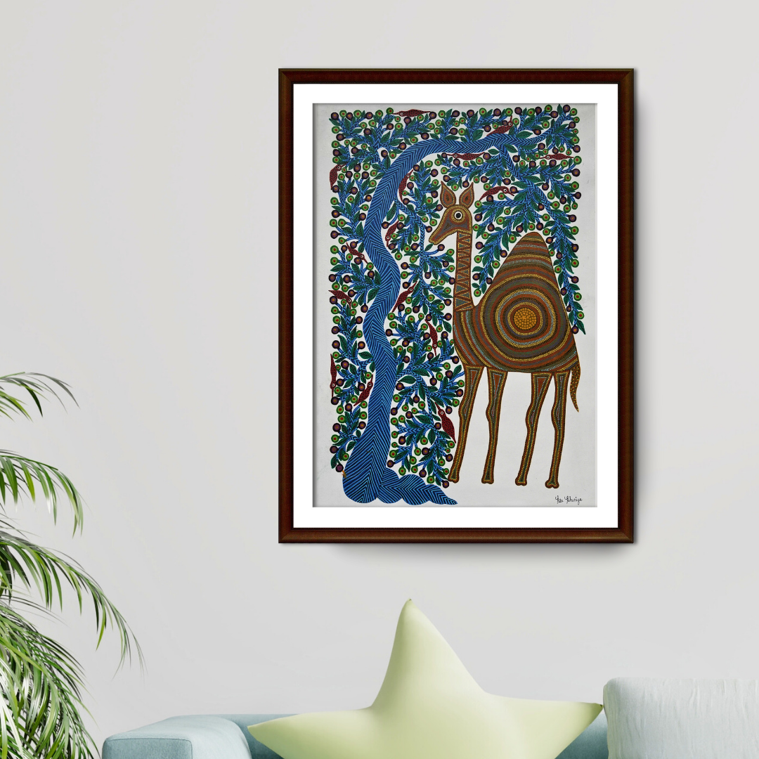 Camel Beneath the Blue  Canopy
