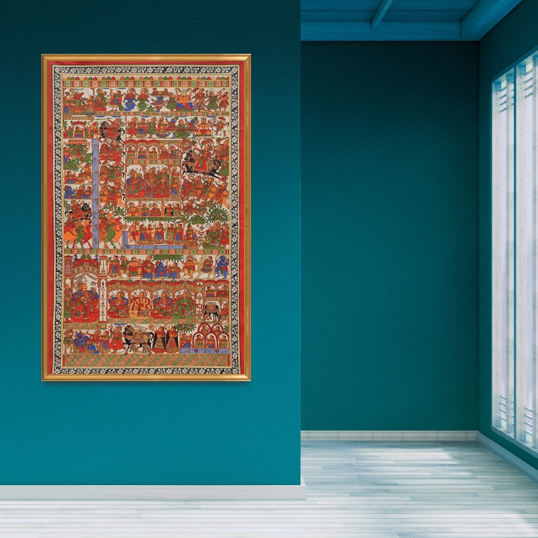 Traditional pabuji ki phad 1