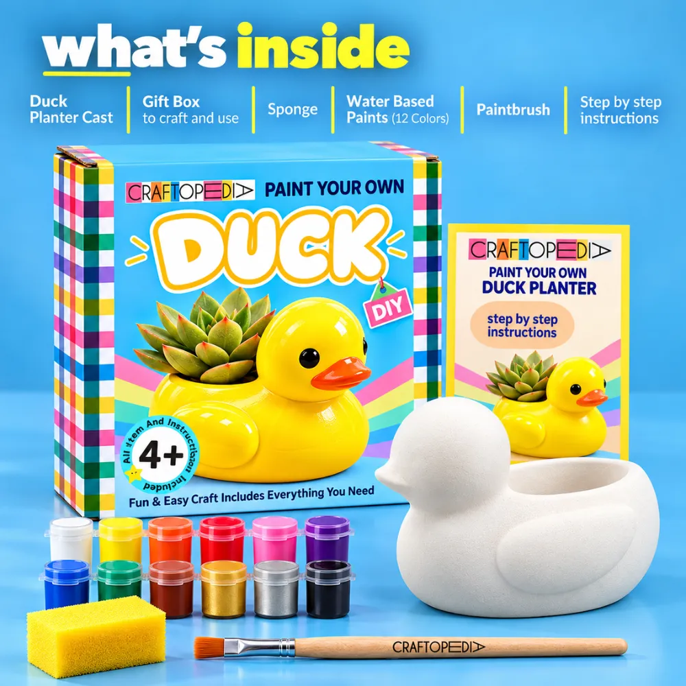 DIY Planter Painting Kit - Duck
