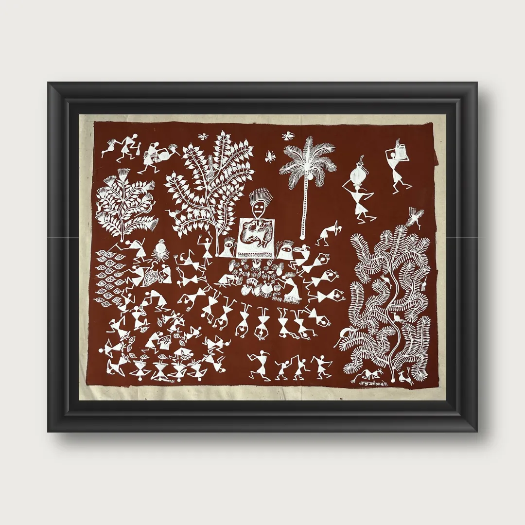 Worship of Nature - After Harvesting Crops by Pravin Mhase