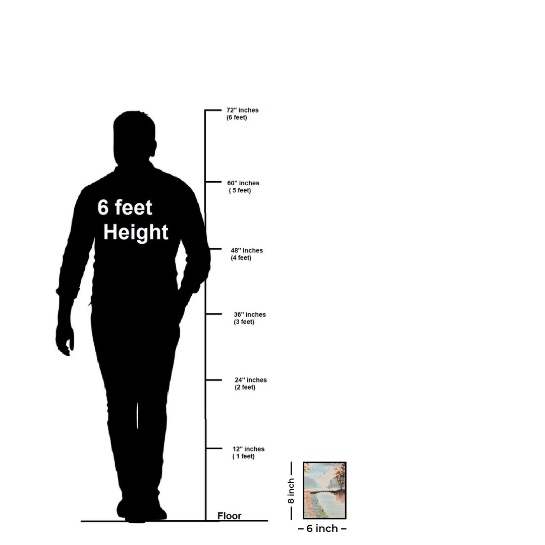 Handmade Landscape Mini Canvas Painting