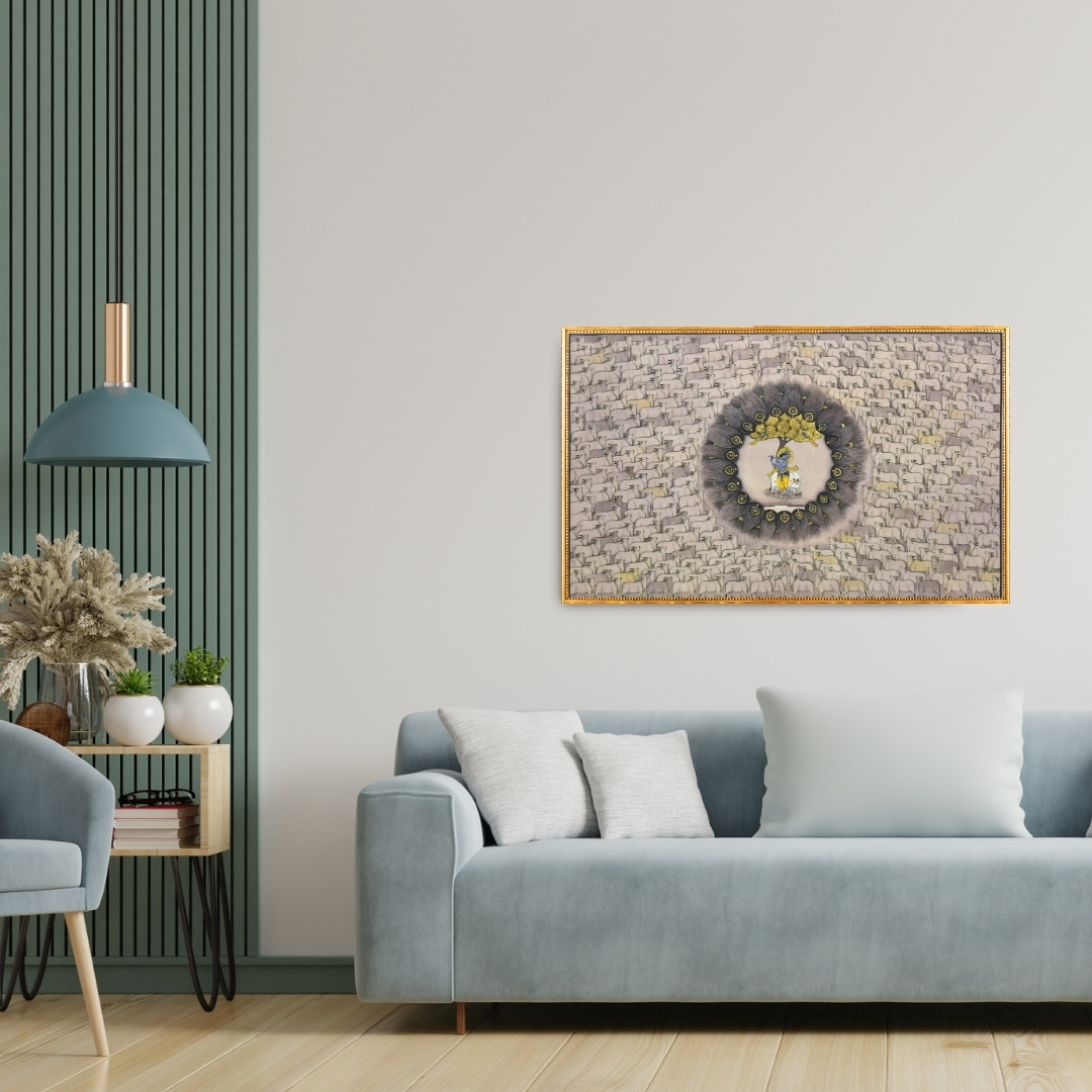 Krishna with Cows - 09